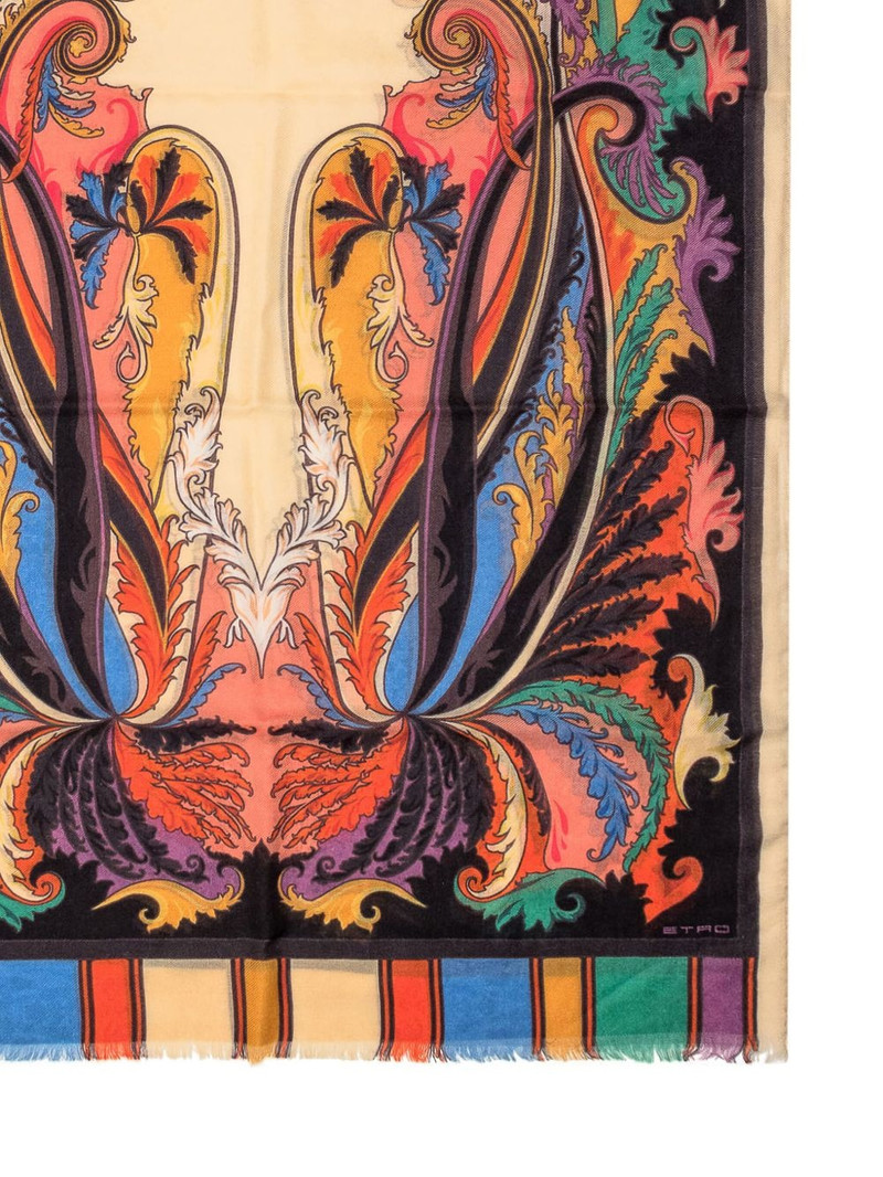 Etro all-over printed scarf outlook