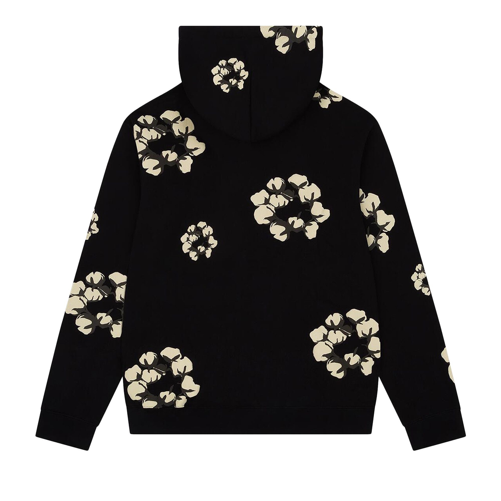 Denim Tears x Cactus Plant Flea Market Cactus Tears Wreath Hoodie 'Black' - 2