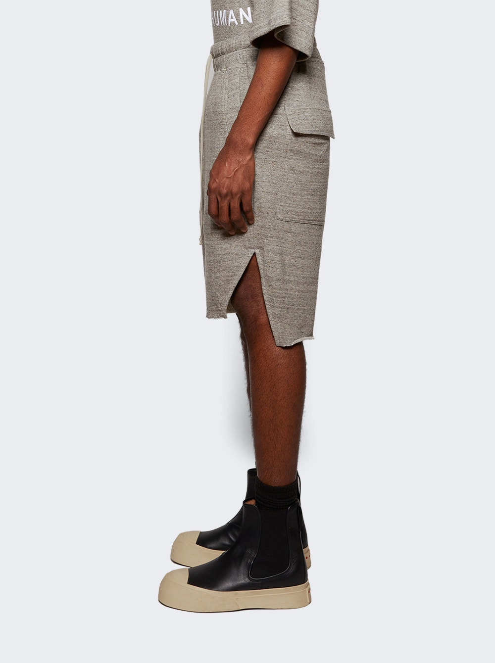 X  Champion Knitted Beveled Pods Grey Melange - 3
