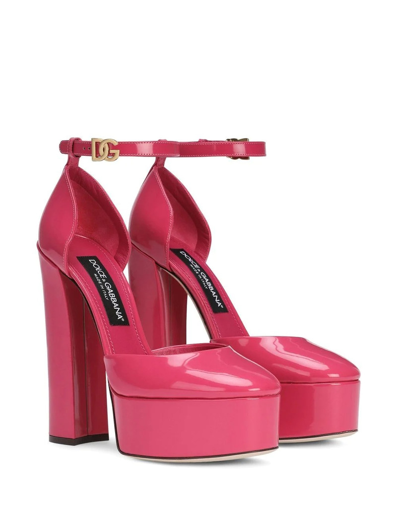 Dolce & Gabbana calfskin platform mules outlook