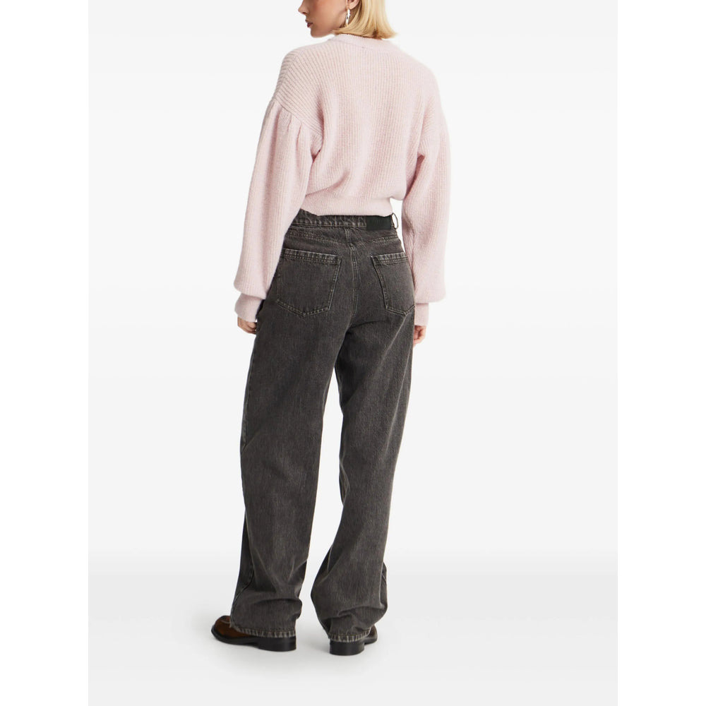 Rotate Grey Denim - Straight-Leg Jeans Women - 4
