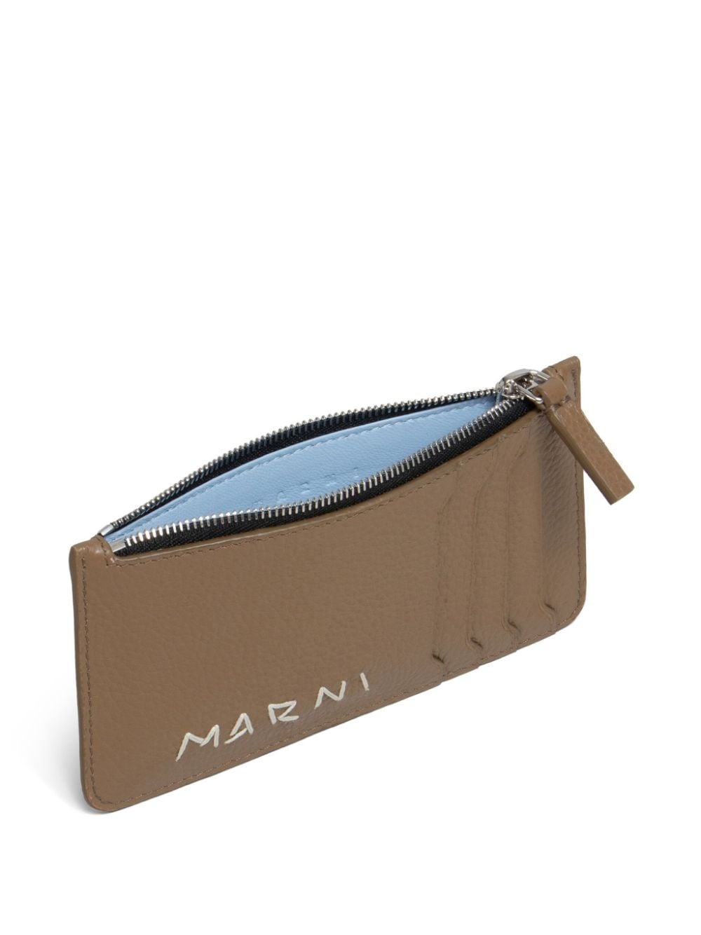 embroidered-logo cardholder - 4