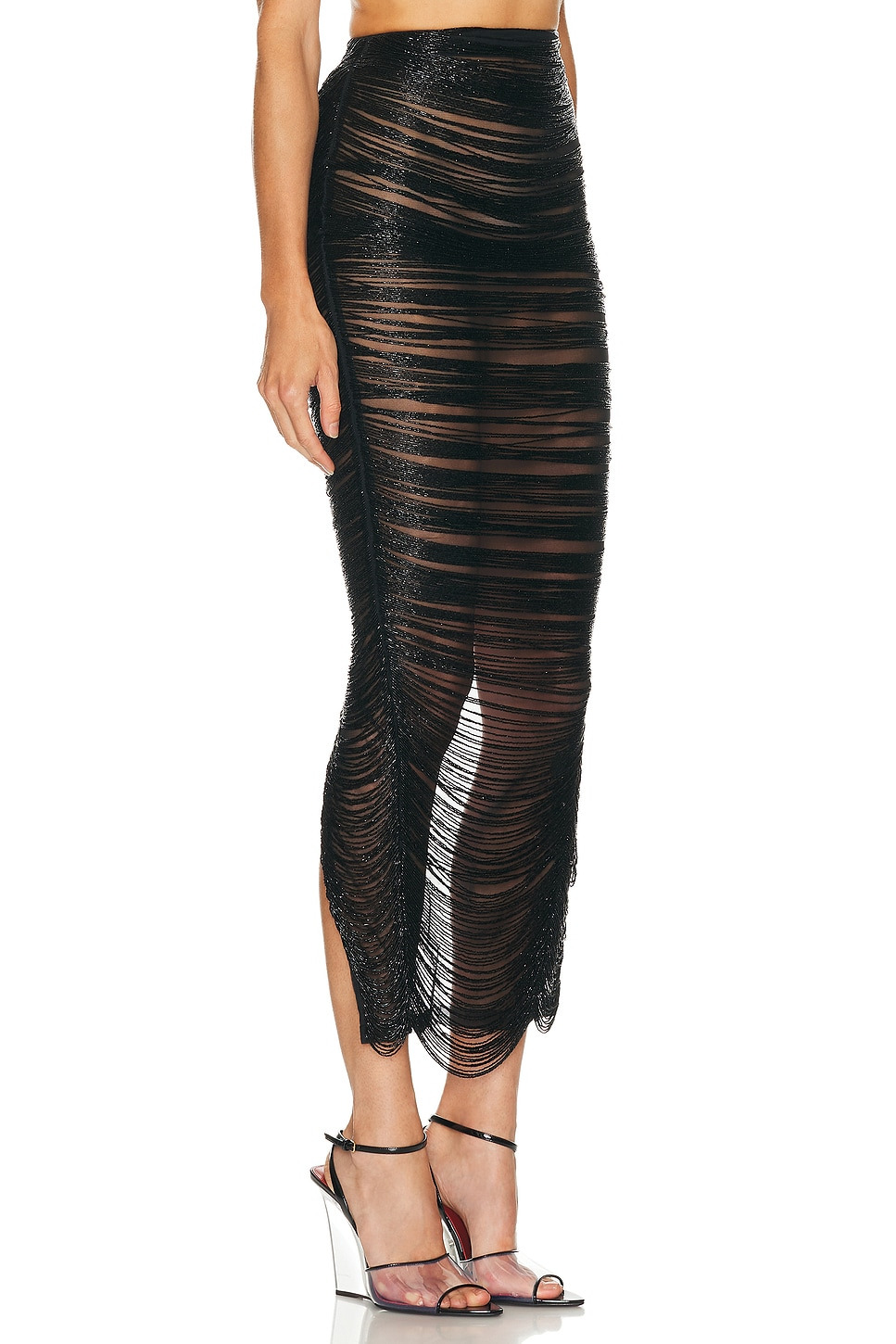 Beaded Fringe Skirt - 2