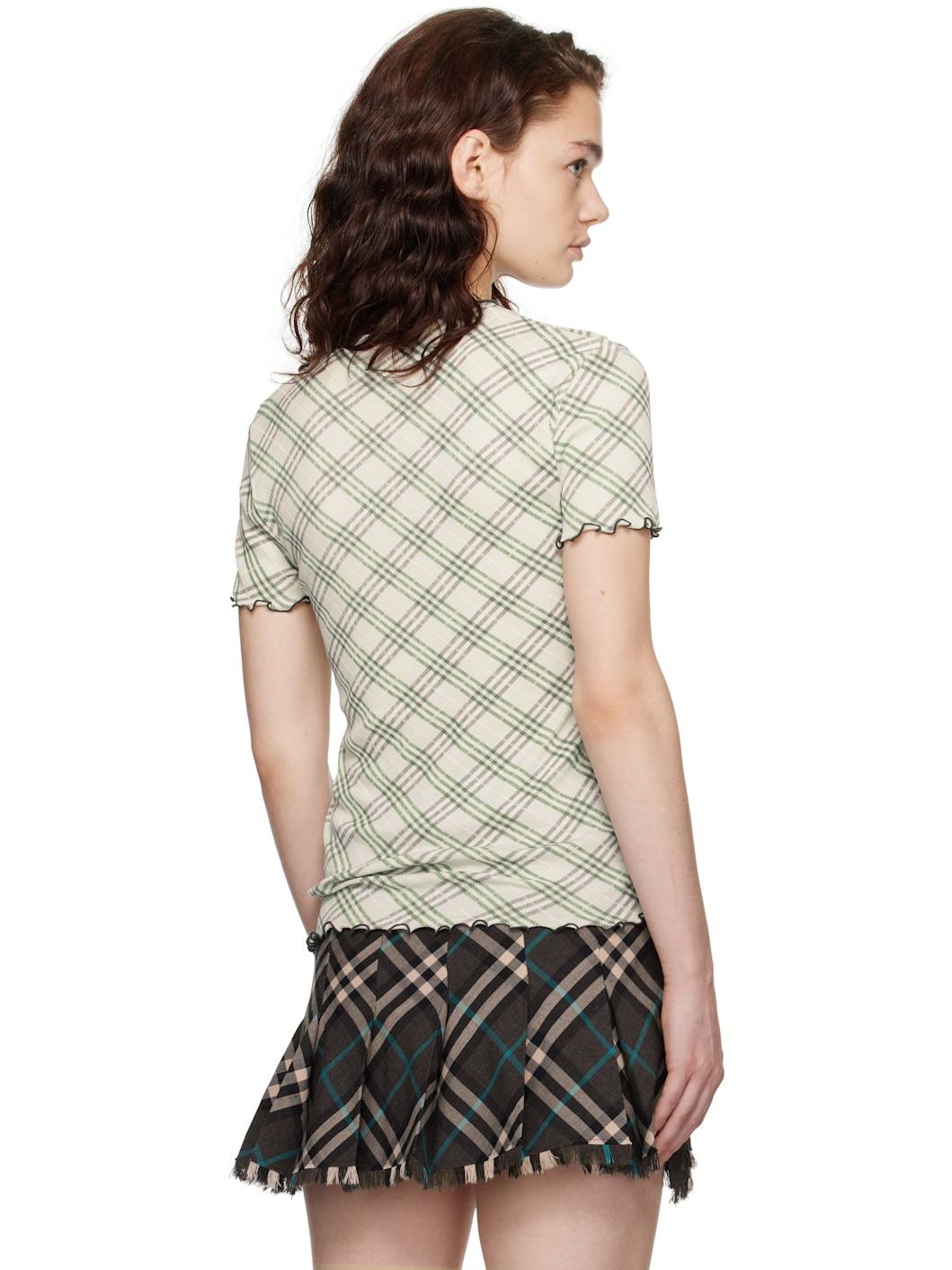 Green Check T-shirt - 3