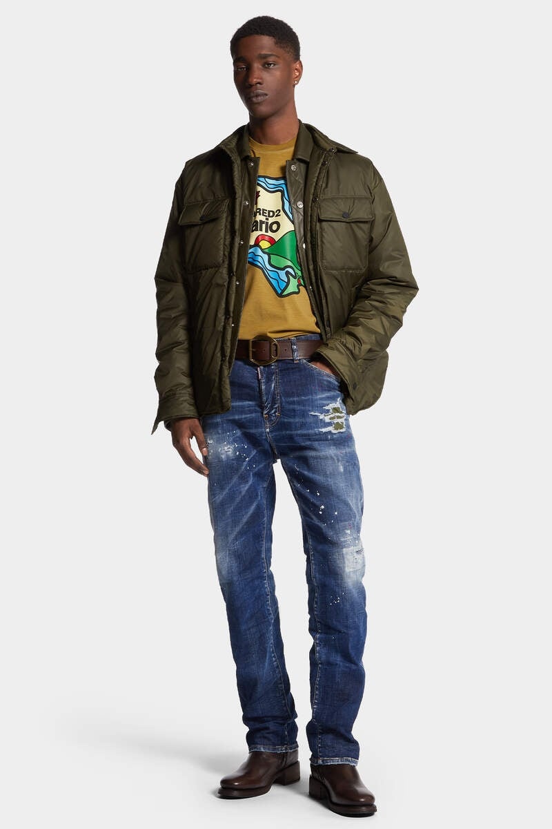 DARK BROKEN KNEE WASH 642 JEANS - 3