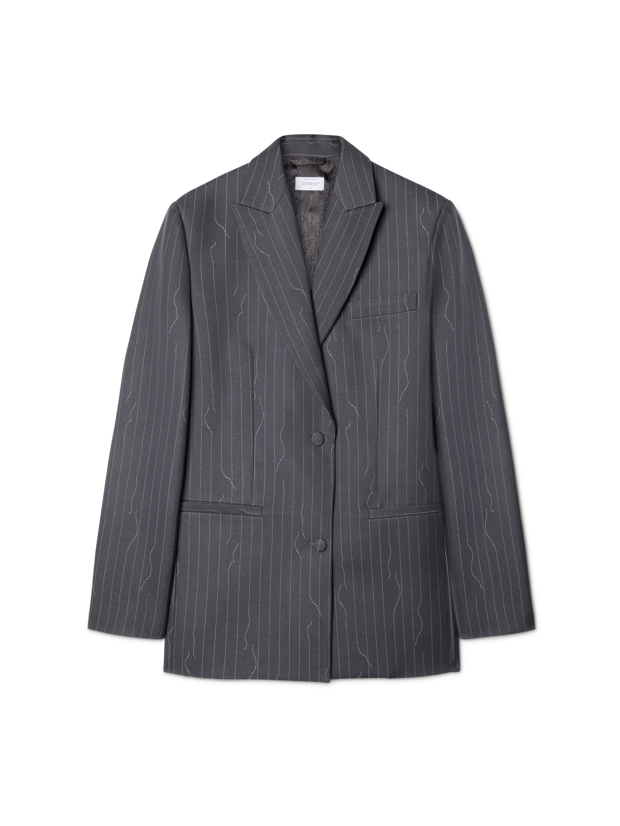 Pinstripe Tomboy Jacket - 1
