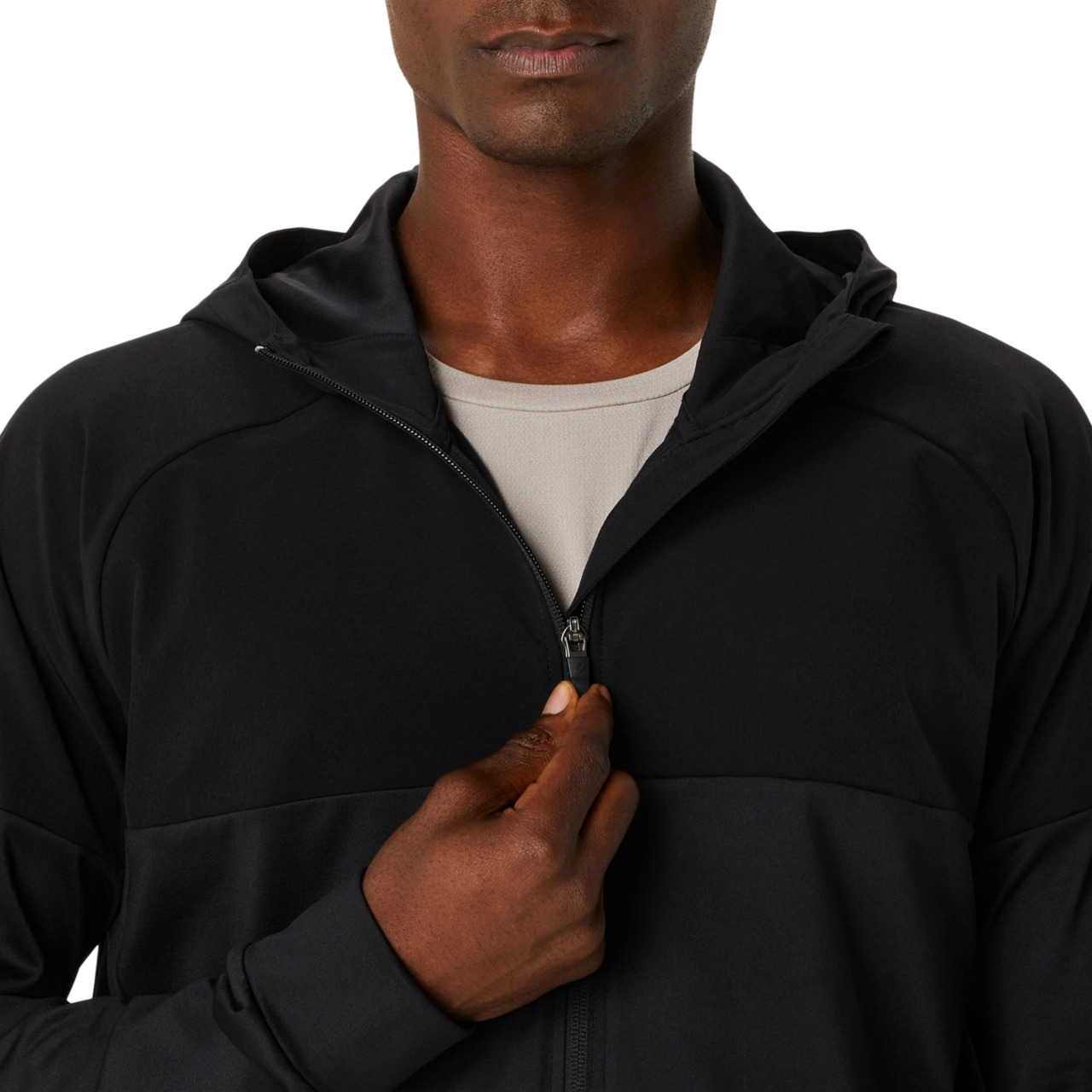 KNIT JERSEY FULL ZIP HOODIE - 4