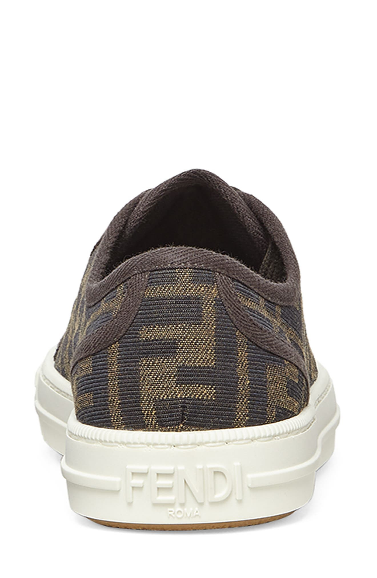 Fendi FF Domino Sneaker in Tobacco Nero at Nordstrom - 7