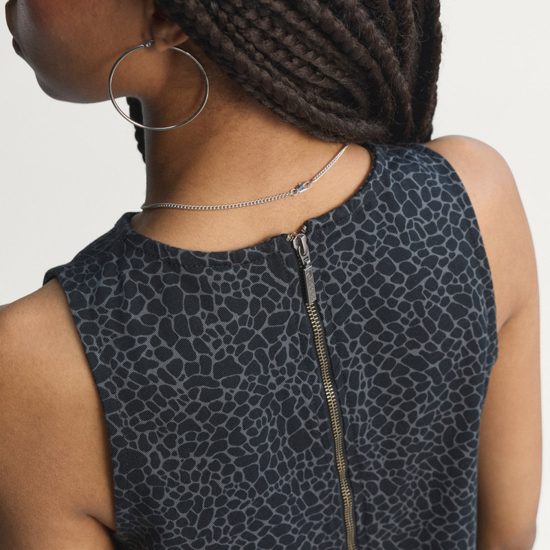 AOP DUNGAREE DRESS 8