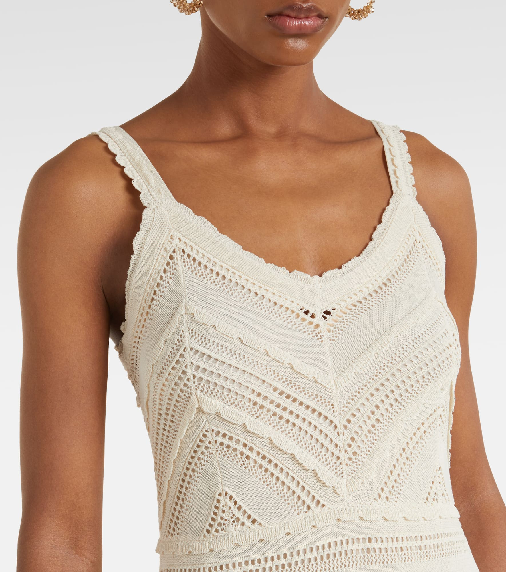 Lucky knitted midi dress - 4