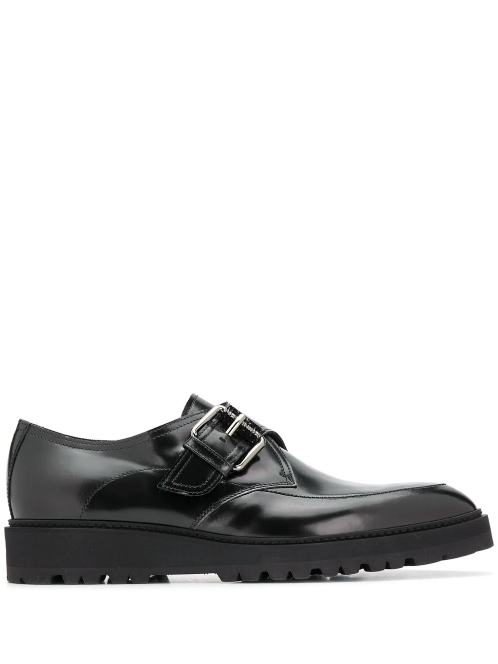 monk strap calfskin shoes  - 1