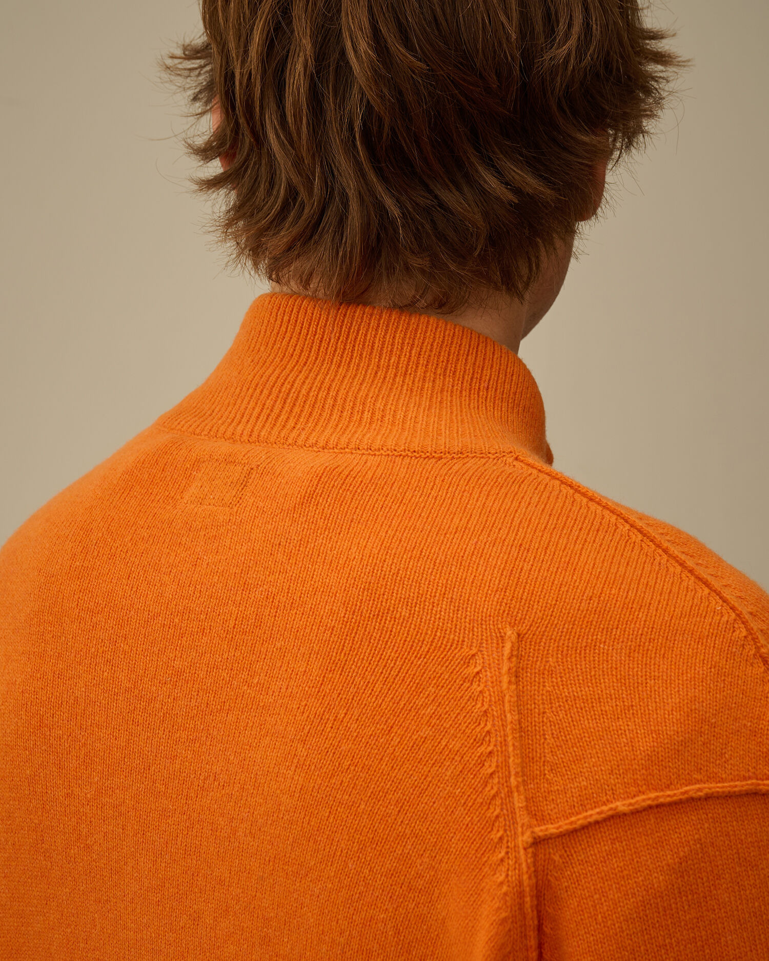 Lambswool GRS Half Zip Sweater - 6