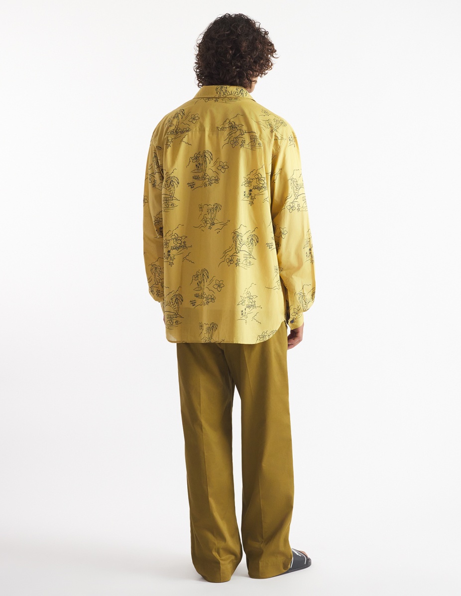 “TROPICAL PALM” RELAXED SHIRT - 5