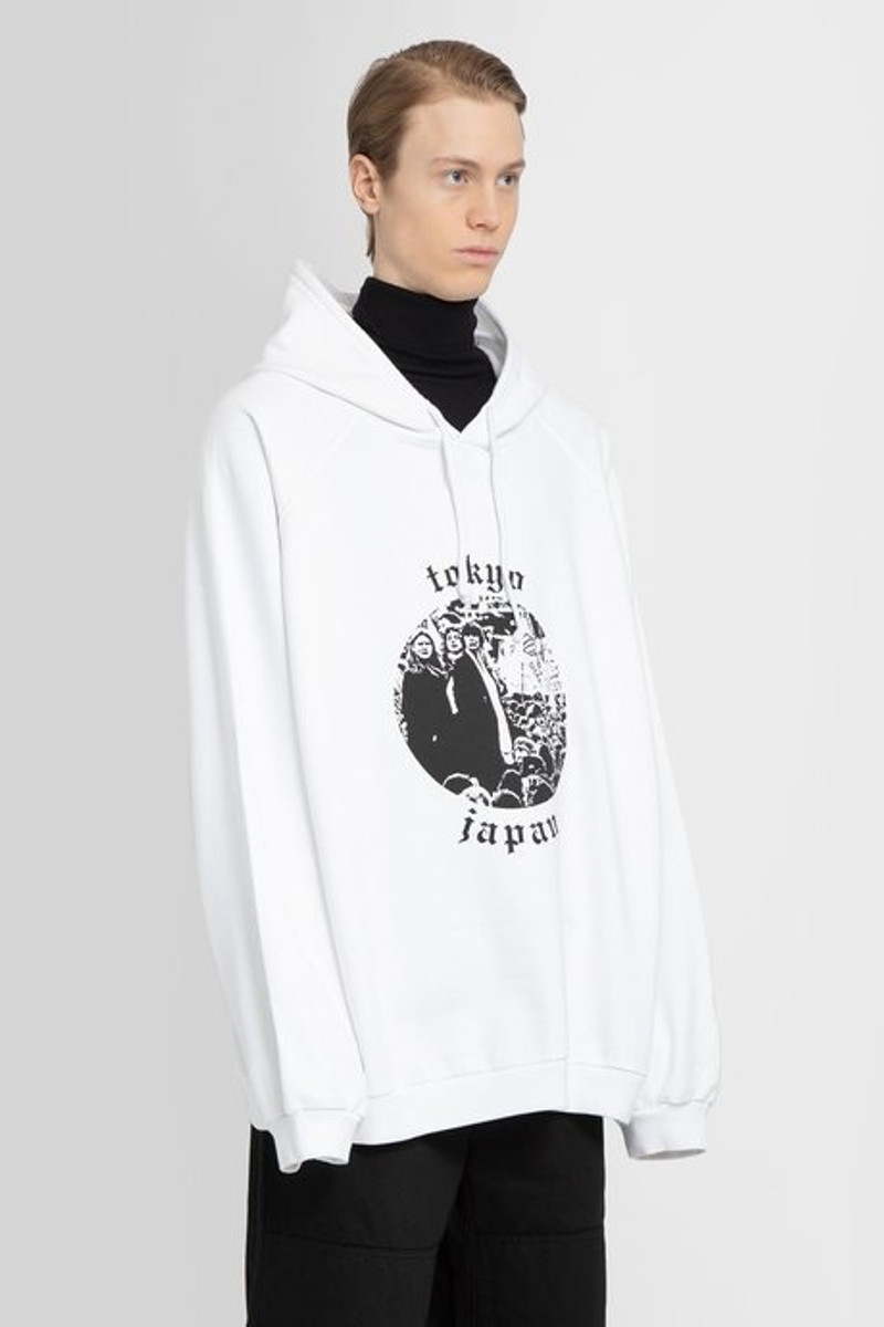 Raf Simons Raf simons men's white redux aw01 tokyo hoodie outlook