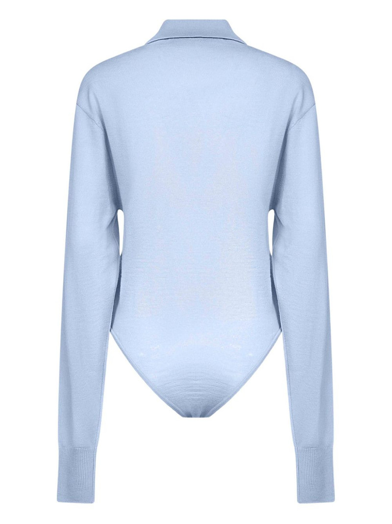 JACQUEMUS polo-neck bodysuit outlook