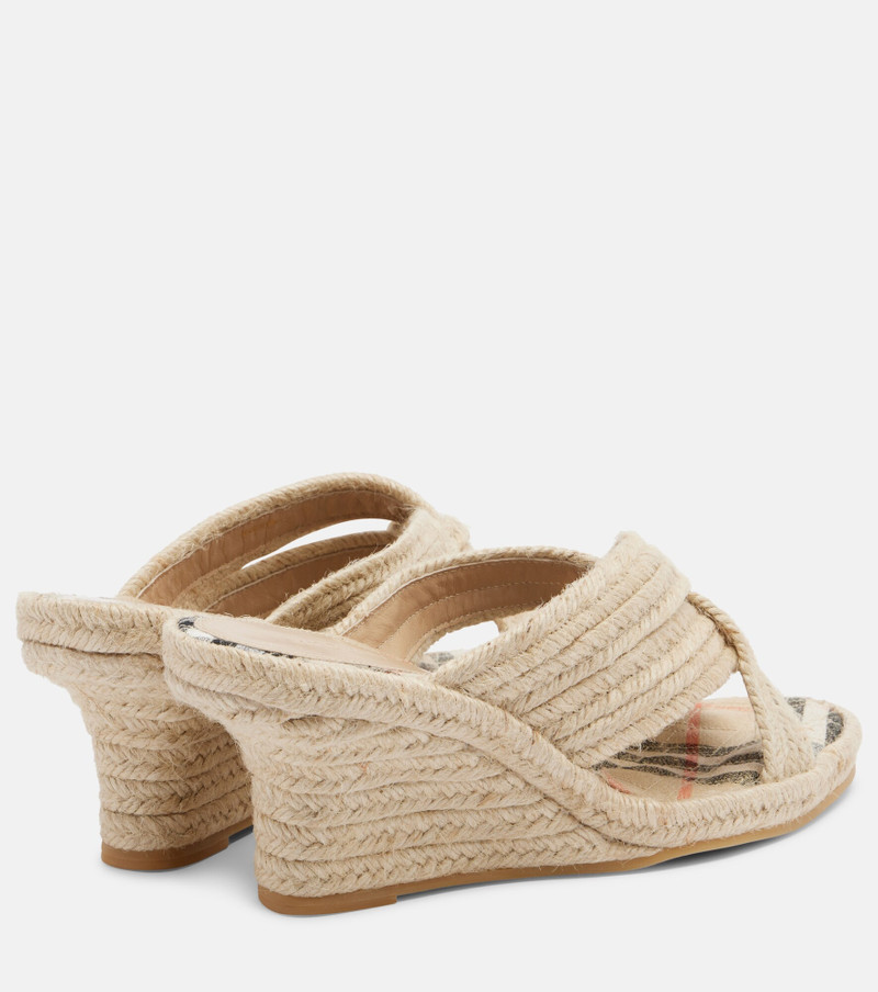 Burberry Woven espadrille wedges outlook