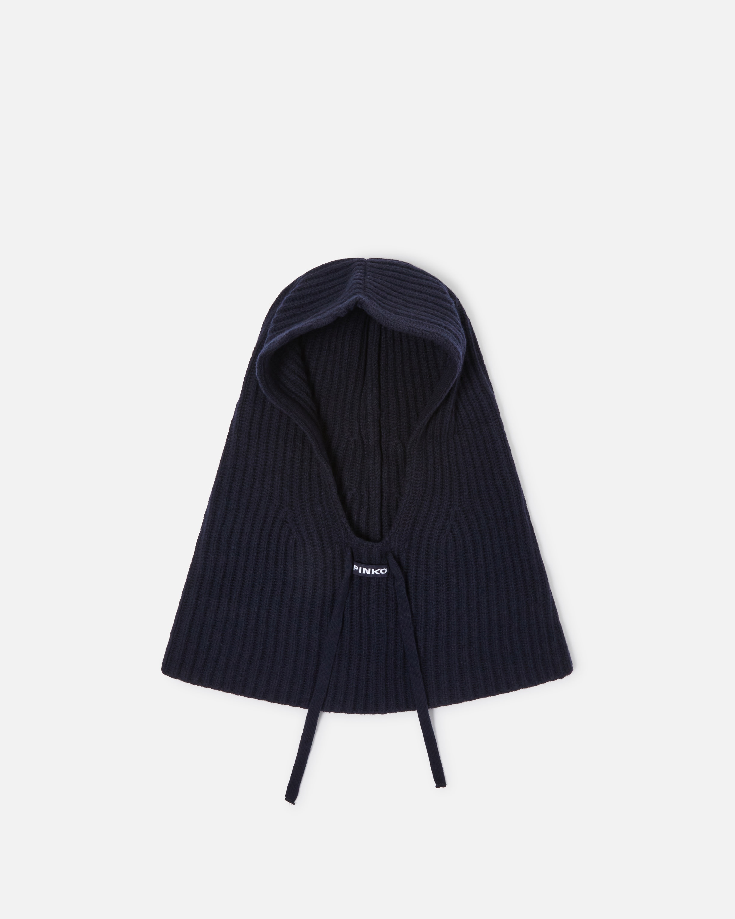 RIBBED CASHMERE-BLEND BALACLAVA - 1