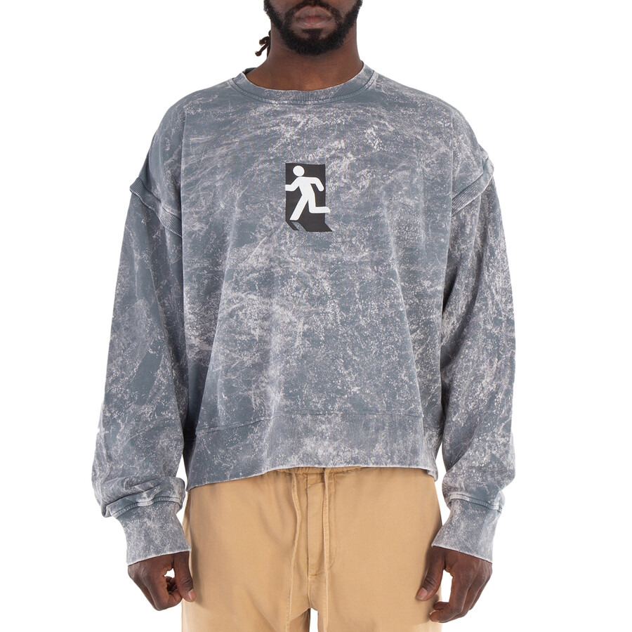 Etudes Marathon Runner Print Washed Sweatshirt - 3