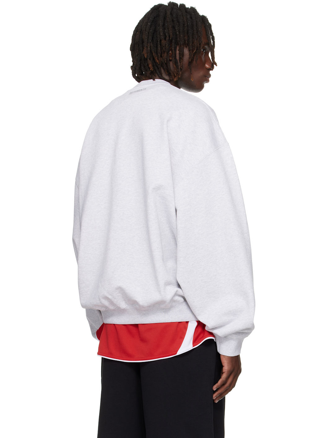 Gray Logo Oversized Sweatshirt - 3