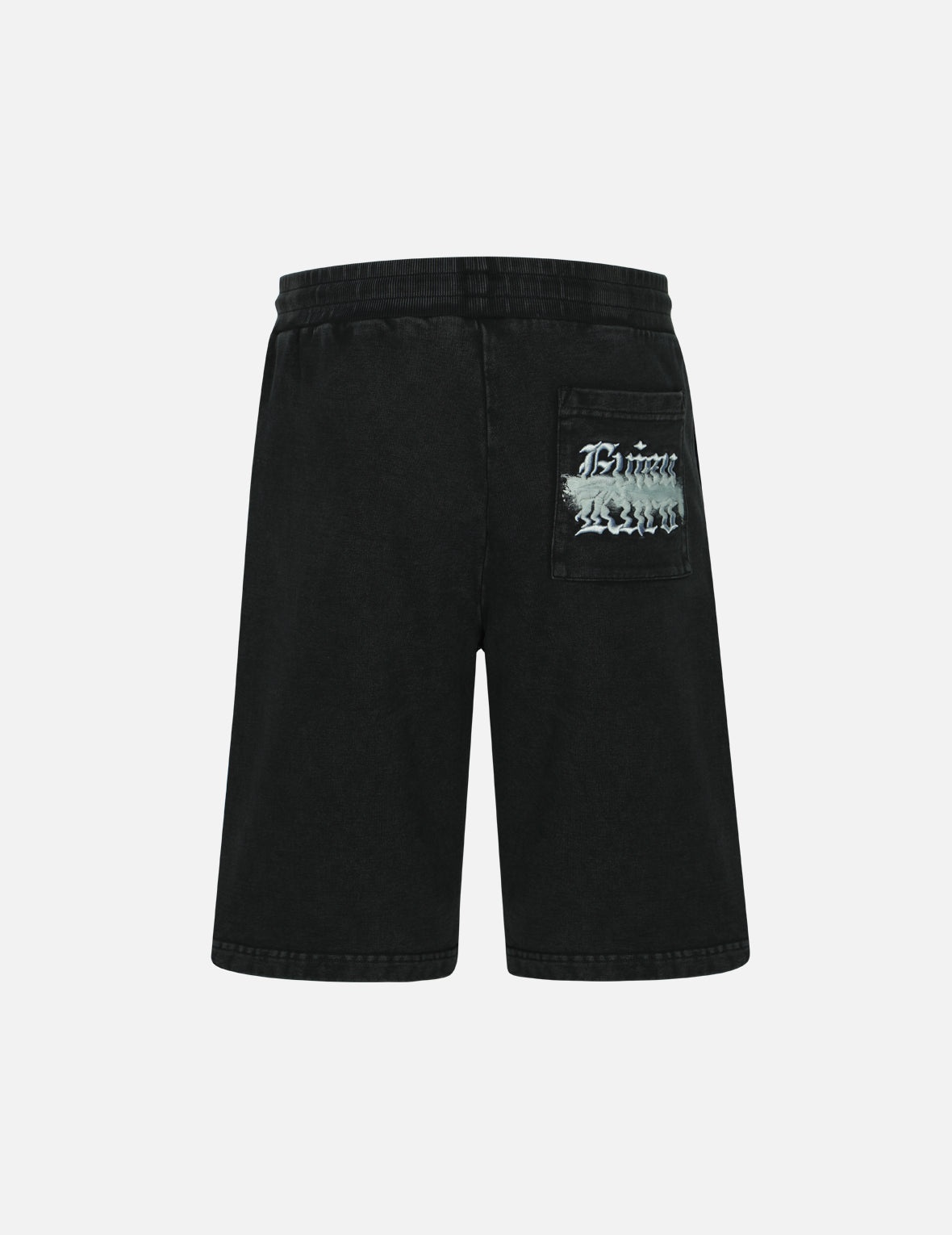 Seagull and Logo Embroidery Regular Fit Sweat Shorts - 2