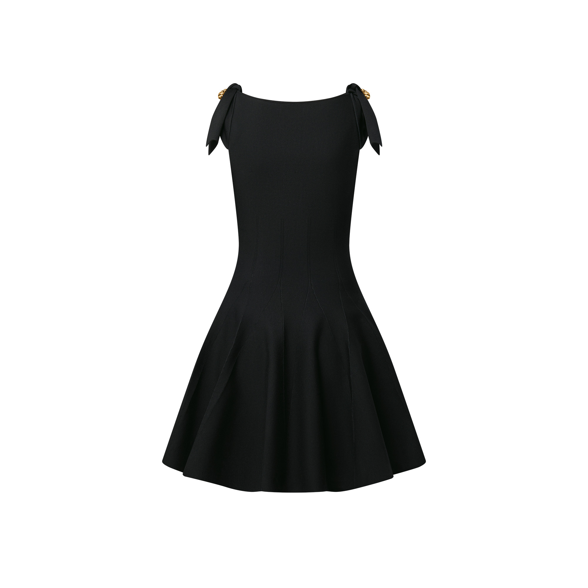 Button Detail Cocktail Dress - 2