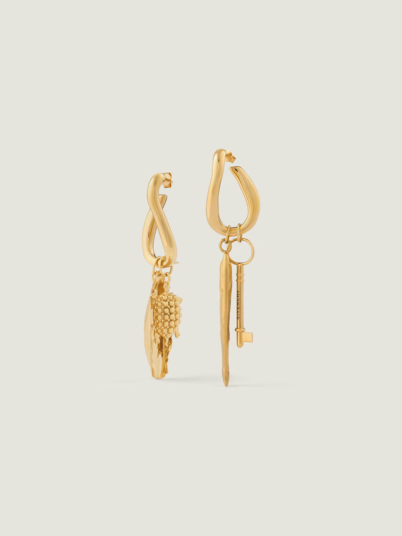 Givenchy LUCKY CHARMS ASYMMETRIC EARRINGS IN METAL outlook