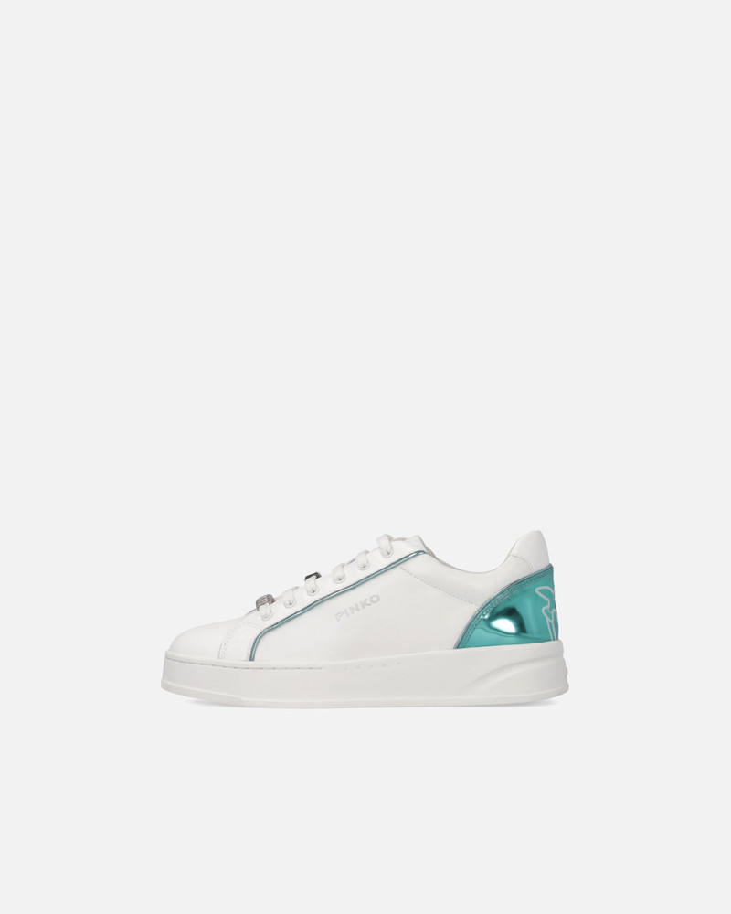 PINKO LEATHER SNEAKERS WITH LOGO outlook