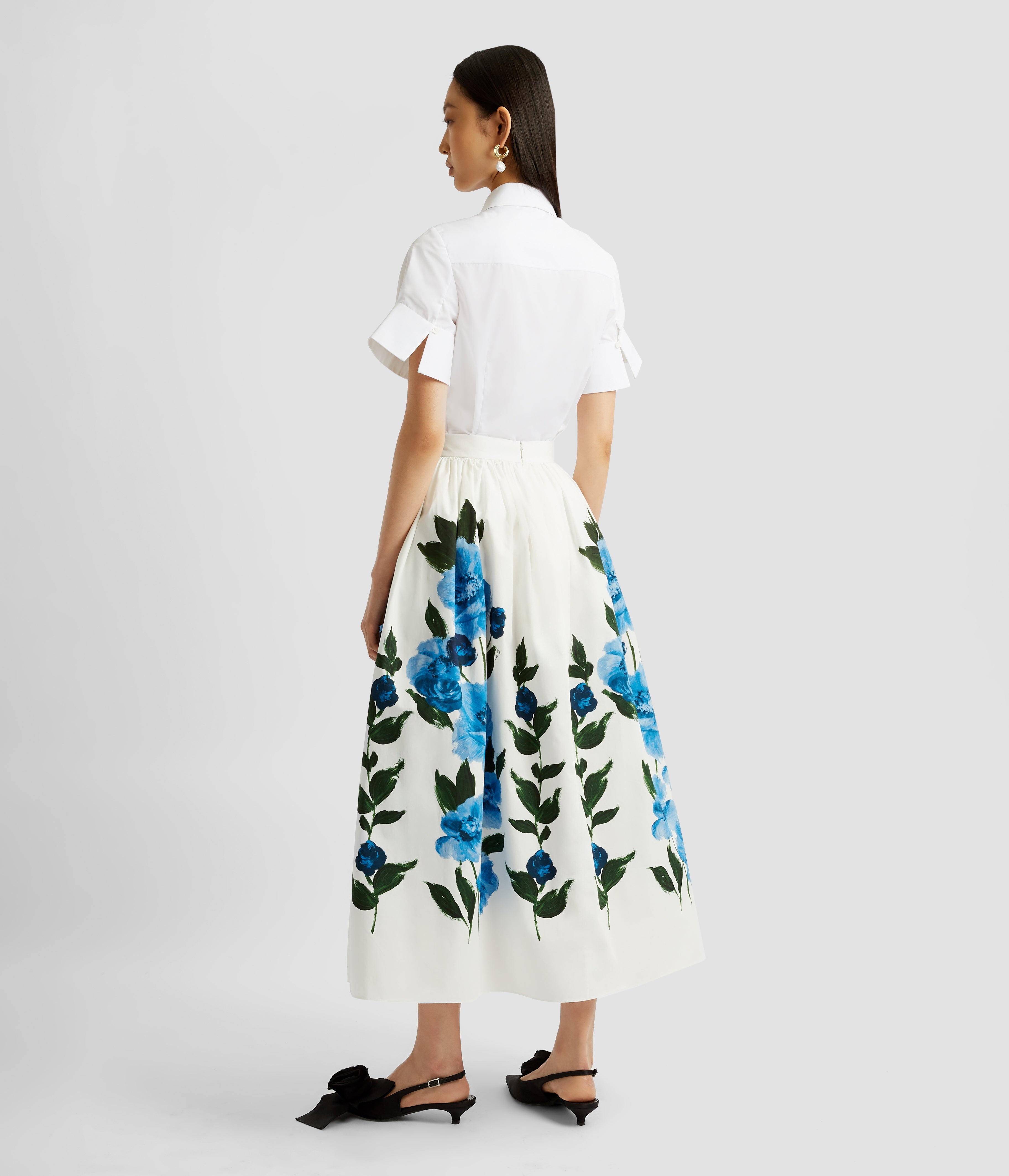 VOLUME MIDI SKIRT - 3