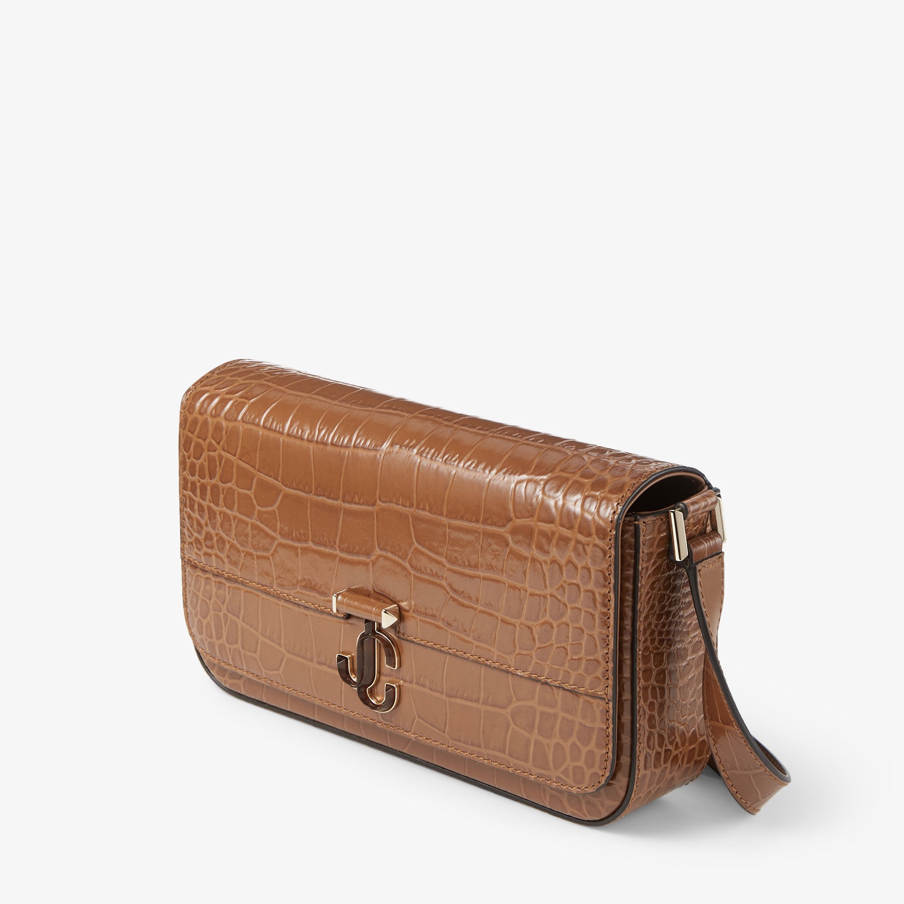 Jimmy Choo Brown Leather Crossbody Bag main image 0