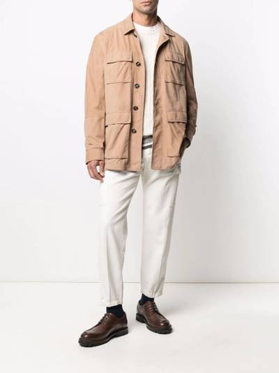 Brunello Cucinelli multi-pocket shirt jacket outlook