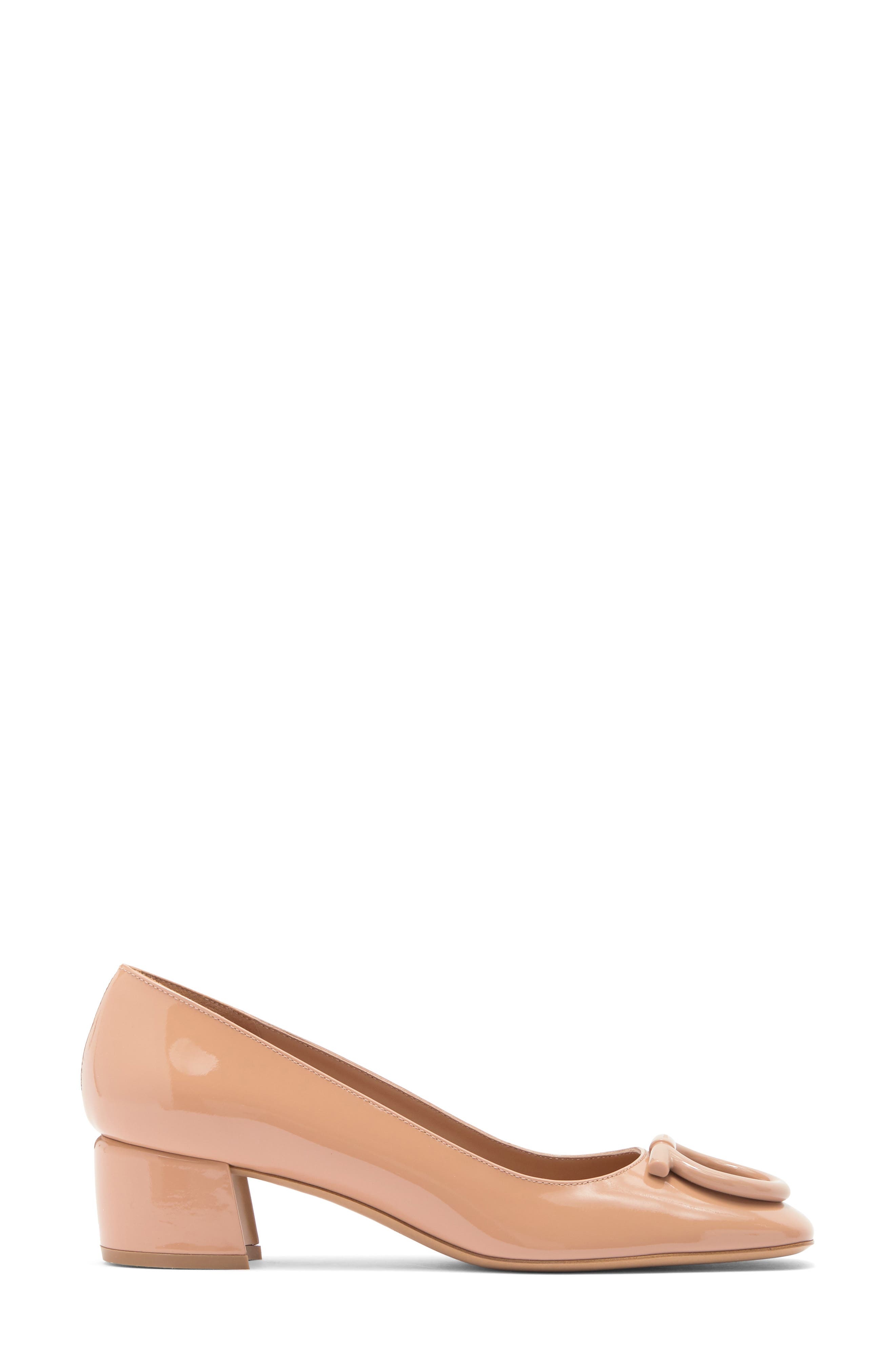 FERRAGAMO Mara Gancio Block Heel Pump in Amaretti at Nordstrom - 3