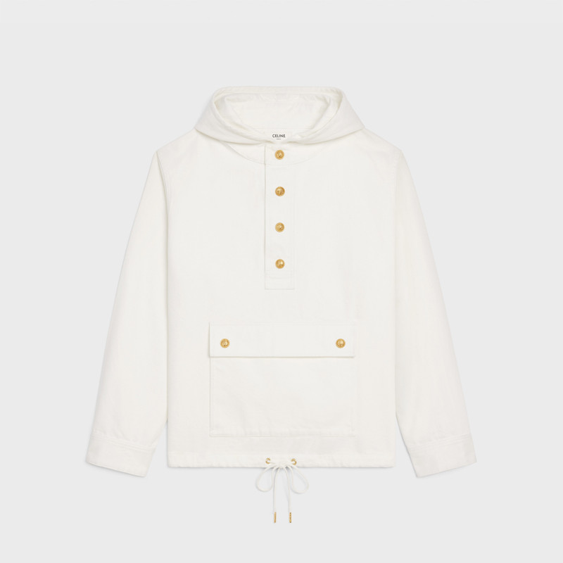 PEACOAT IN WHITE DENIM 1