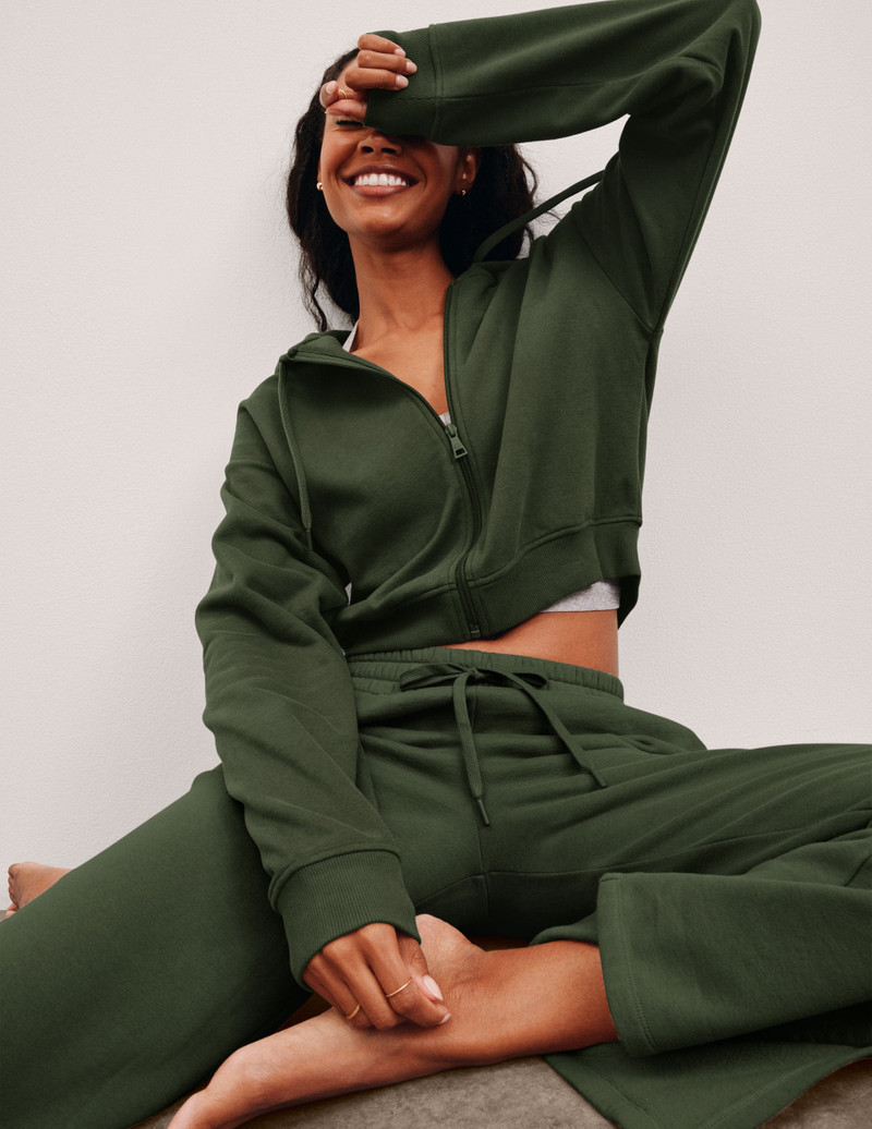 BEYOND YOGA LuxeFleece Zip Up Hoodie outlook