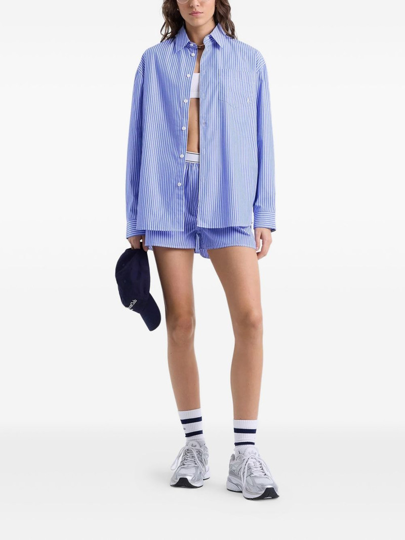 Sporty & Rich striped embroidered shirt outlook