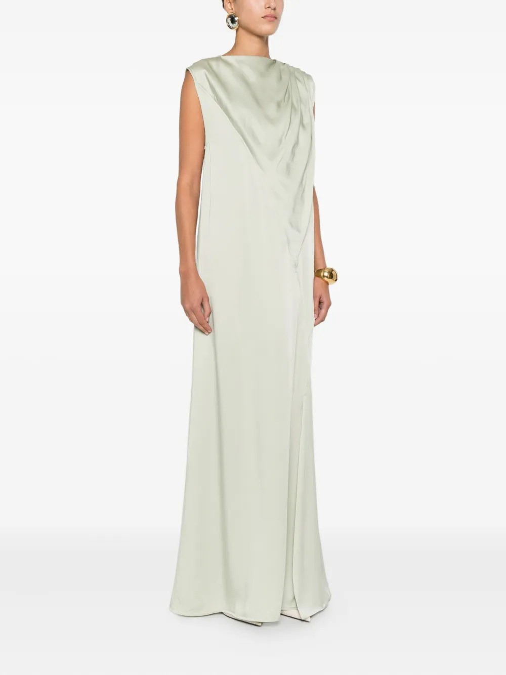 Envers satin long dress - 4