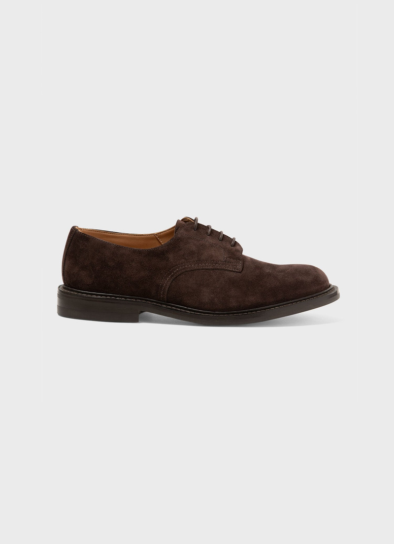 Sunspel and Trickers Suede Derby Shoe 1