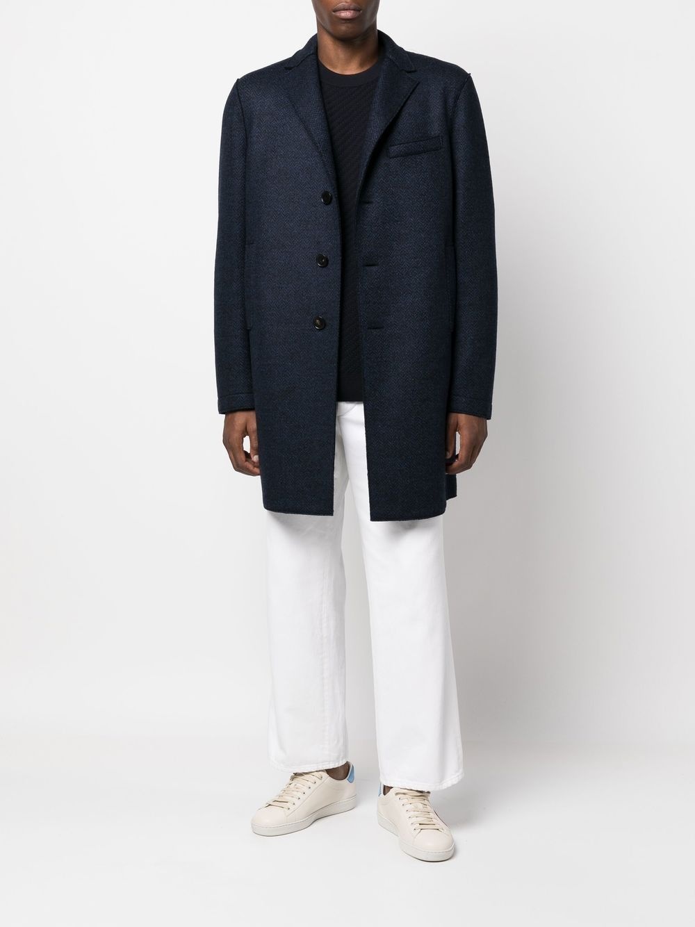 single-breasted overcoat - 2