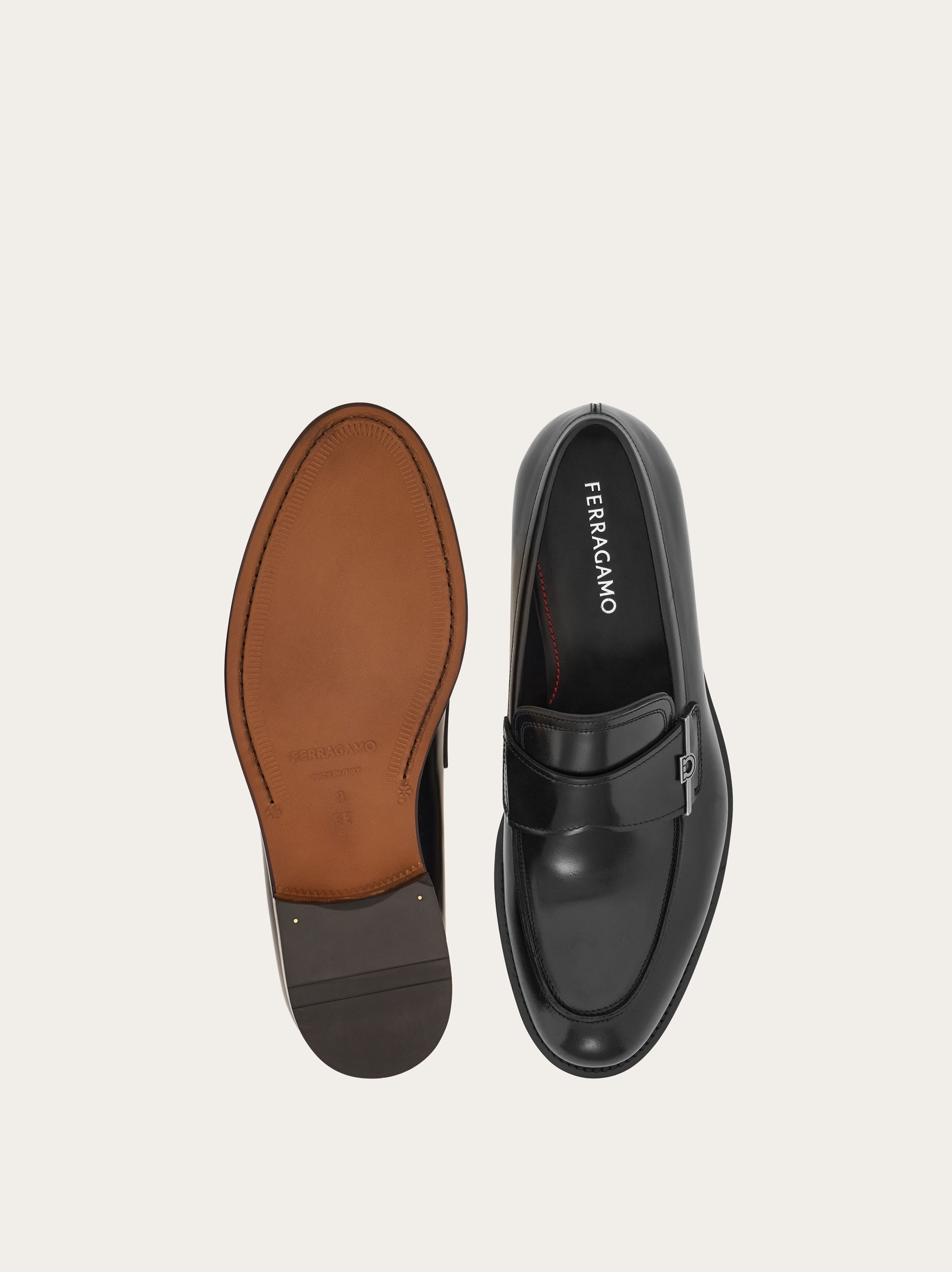 Penny loafer with Gancini ornament - 6