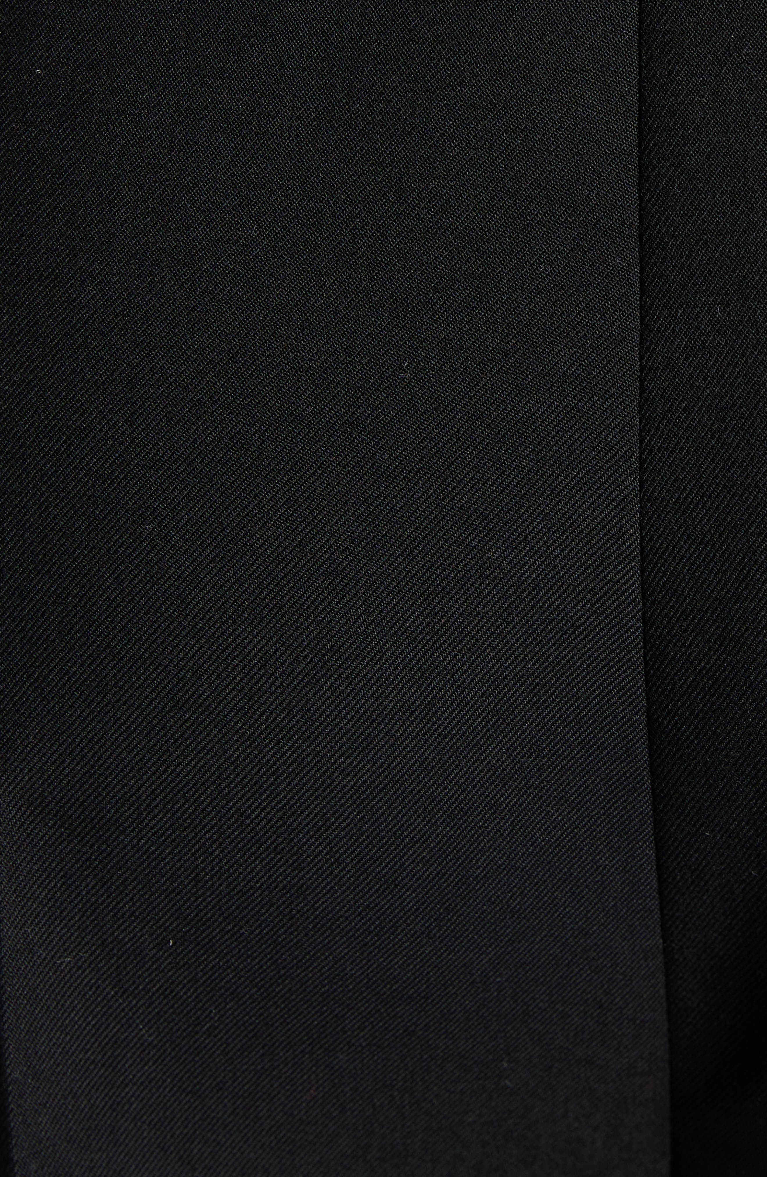 Bottega Veneta Lightweight Sartorial Wool Straight Leg Pants in 1000 Black at Nordstrom - 7