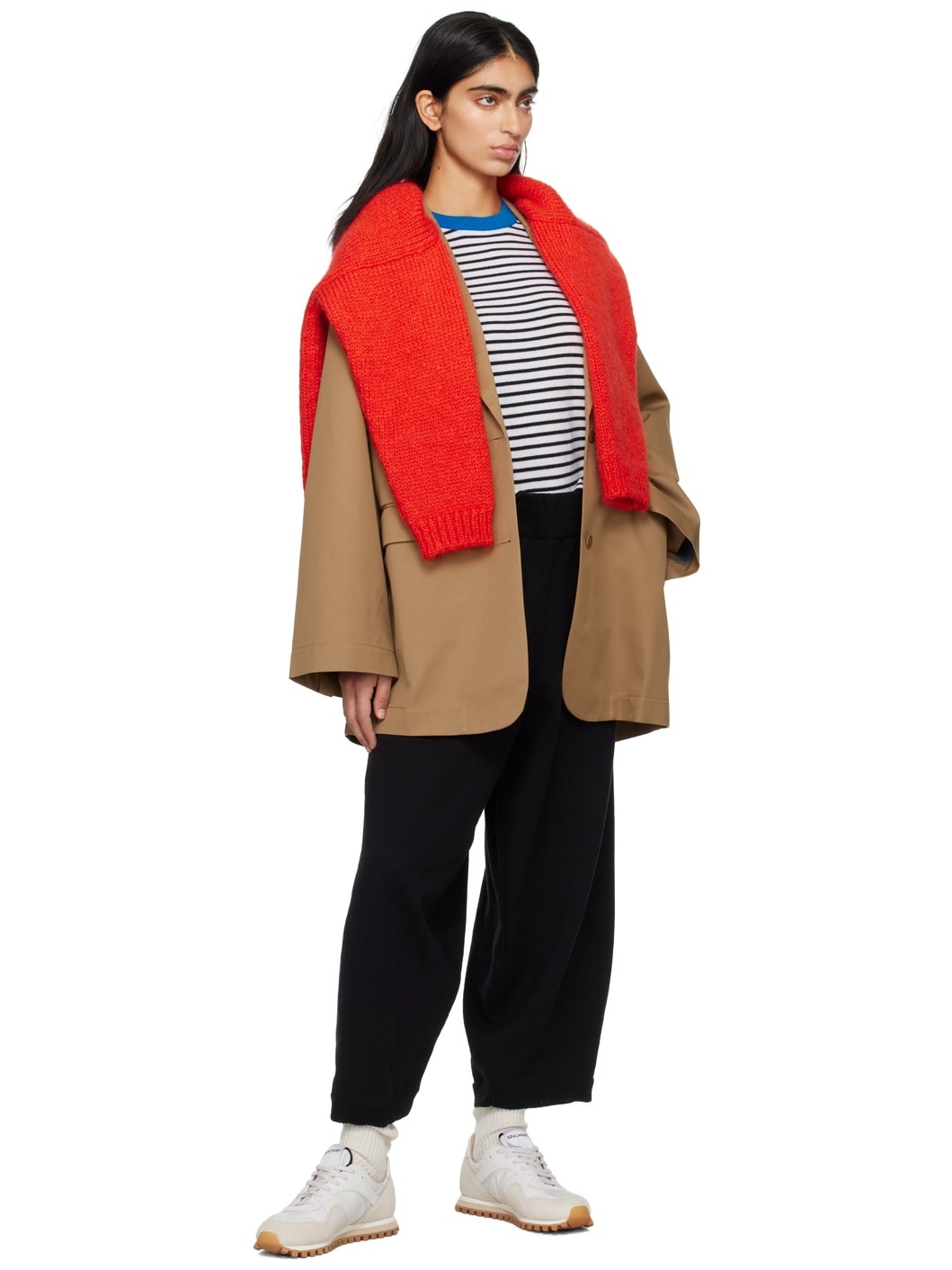 Tan Oversized Blazer - 4