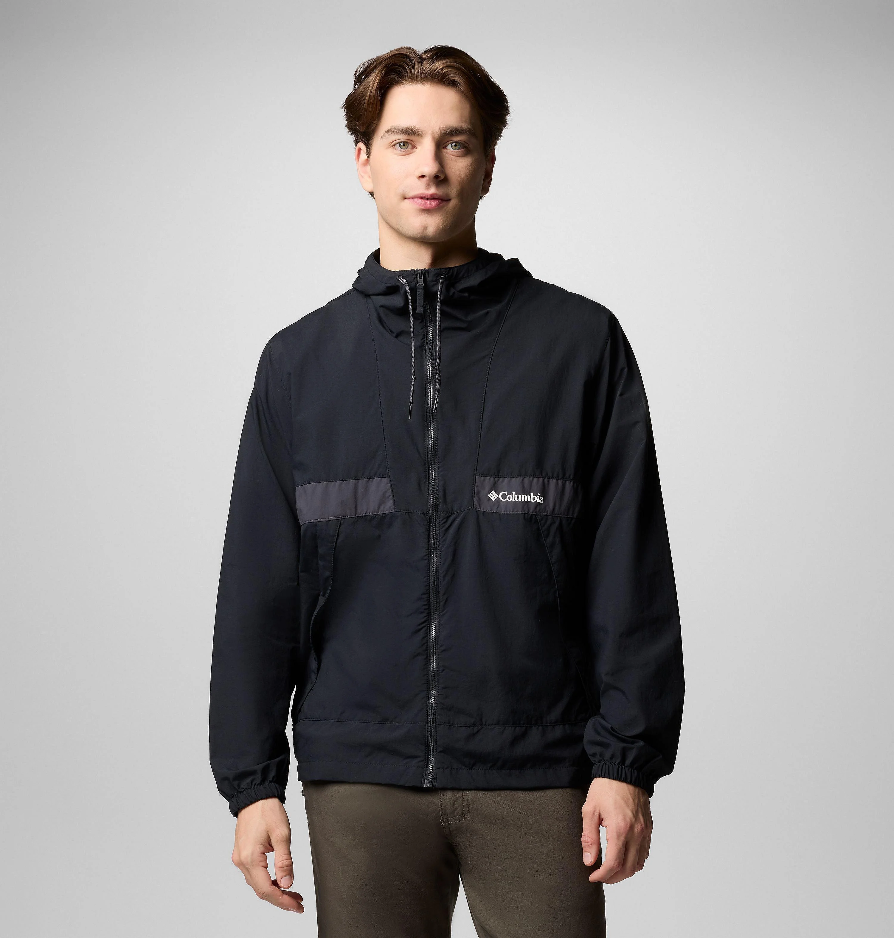 Men's Spire Valley Hooded Windbreaker - 1