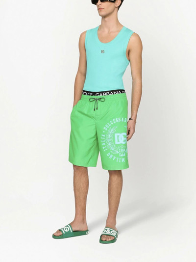 Dolce & Gabbana logo-print swim shorts outlook