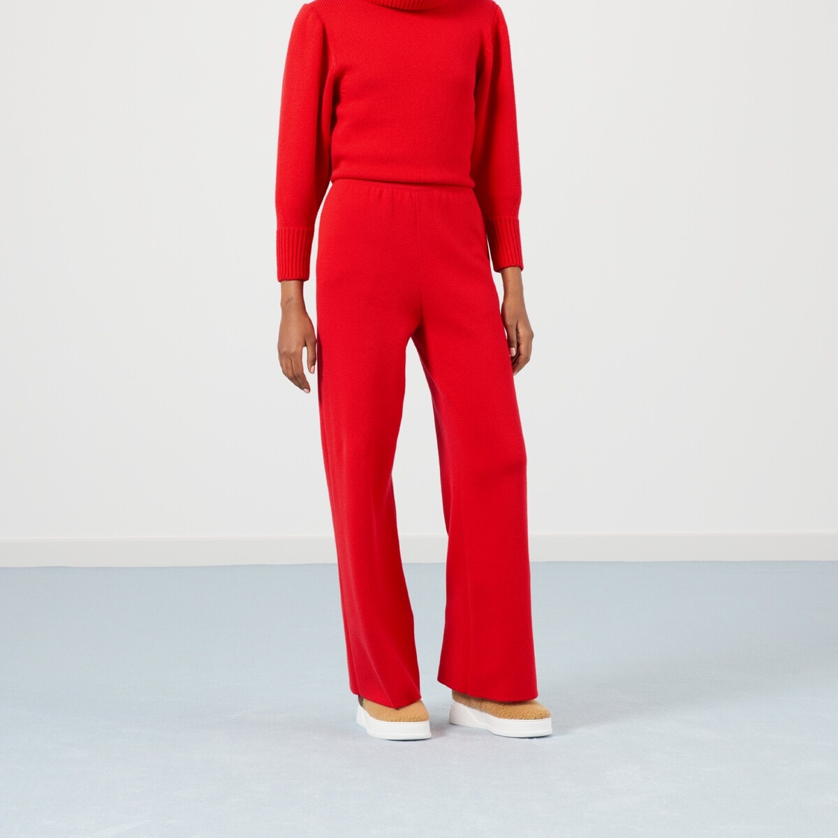 Wool pants with Double G - 5