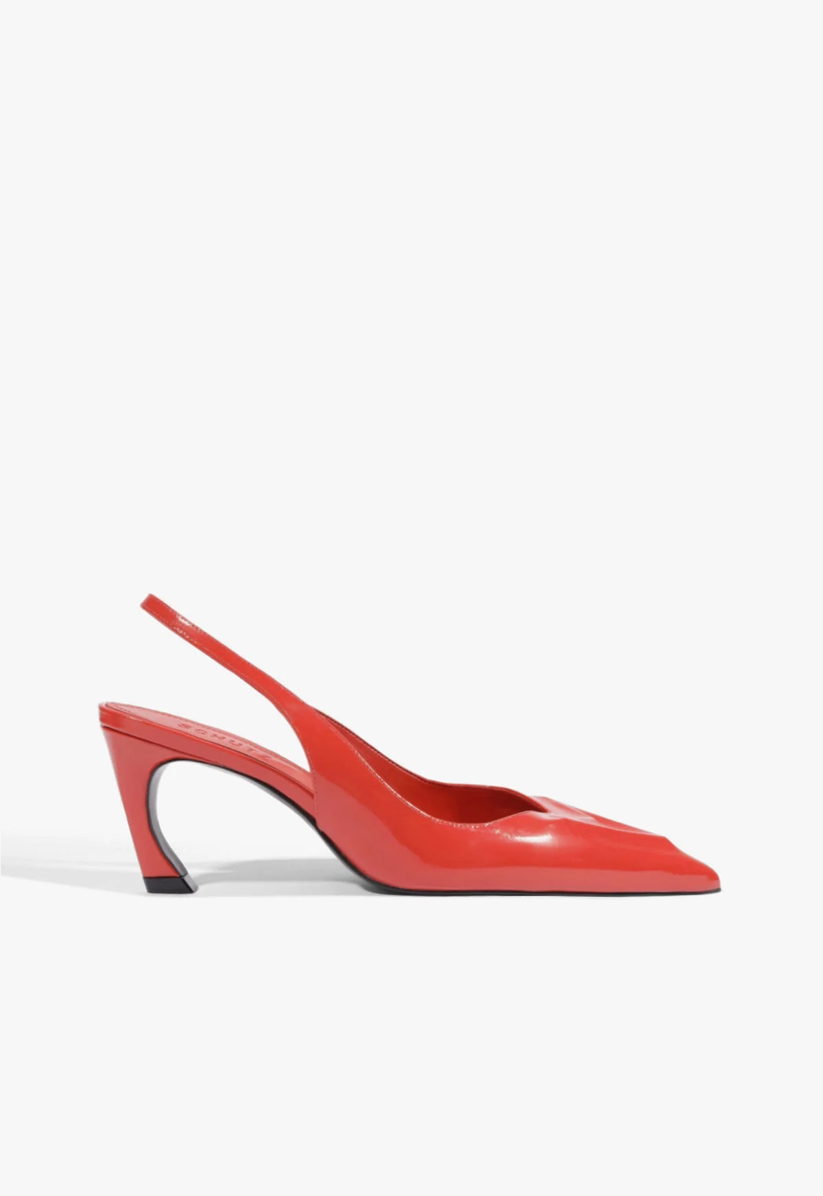 Scarlet Patent Pump - 1