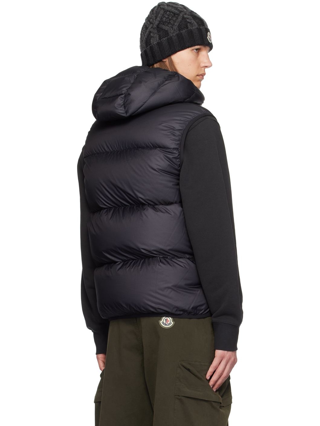 Black Lausen Down Vest - 3