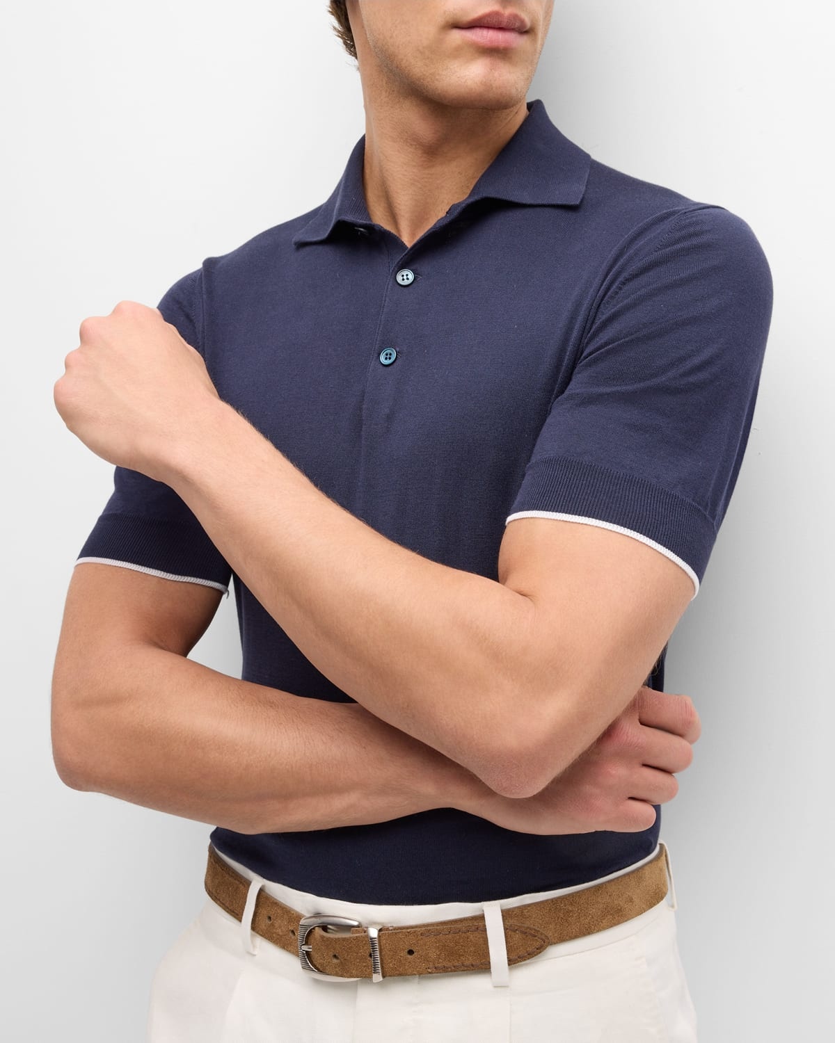 Men's Cotton Dress Polo Shirt - 7