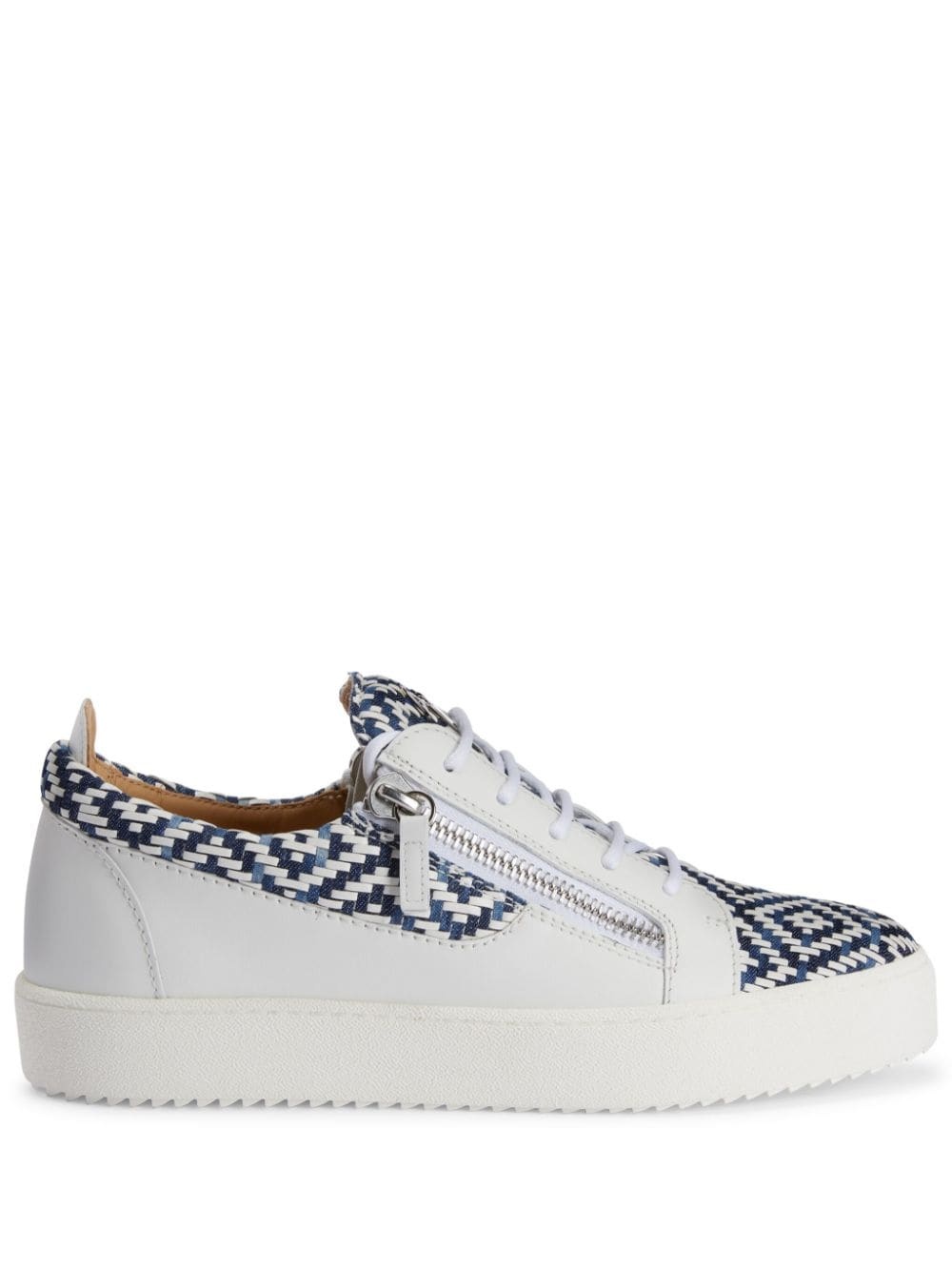 Frankie geometric-pattern print sneakers - 1