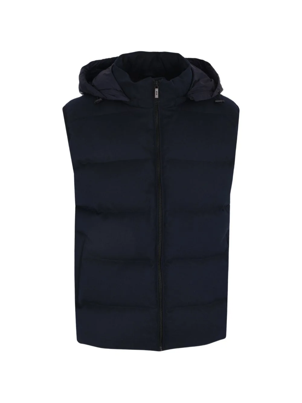 hooded gilet - 1