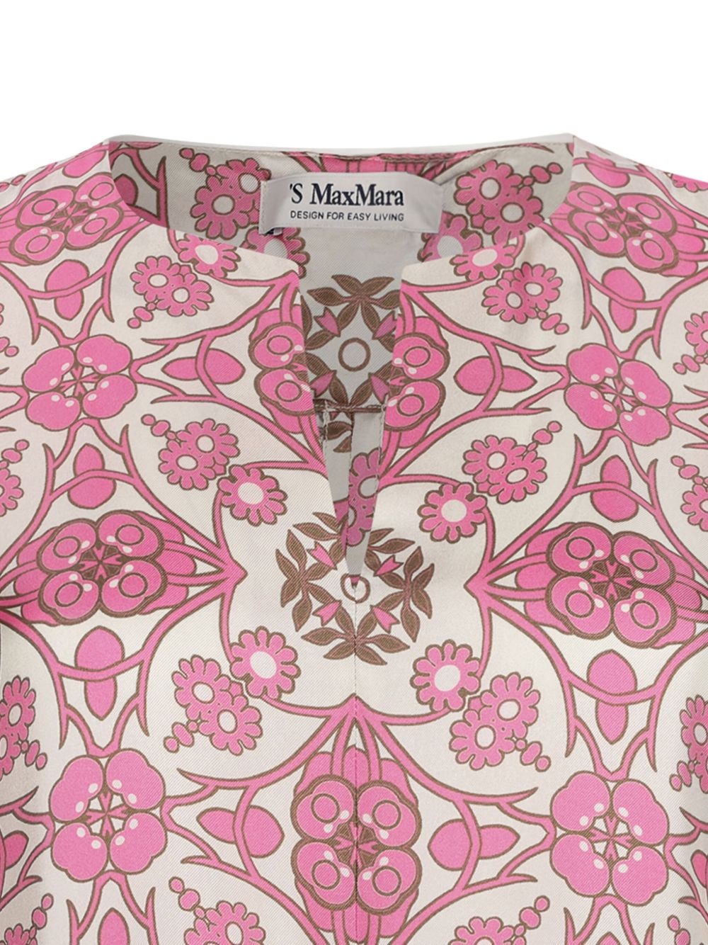 silk midi dress - 3