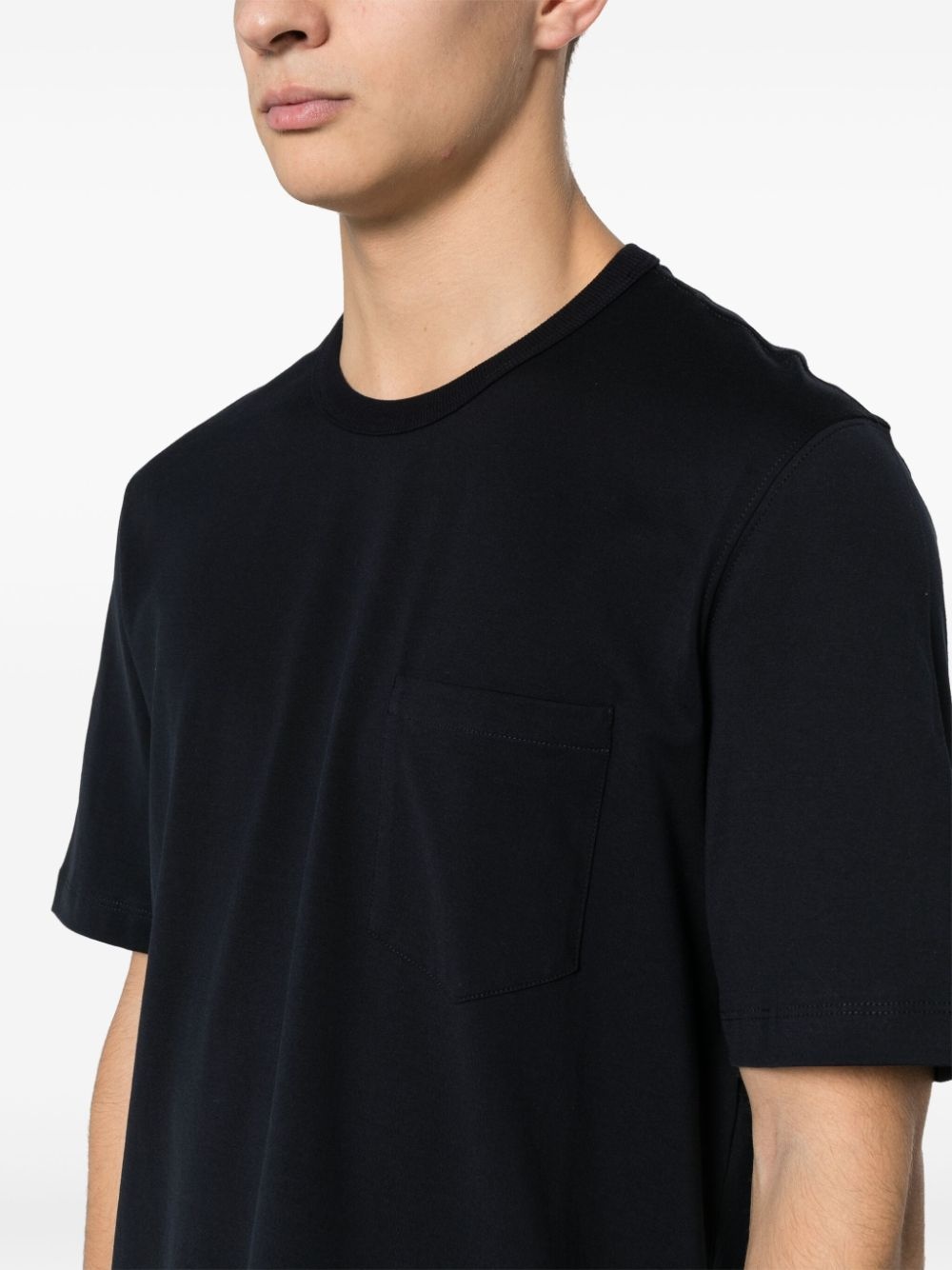 chest-pocket cotton T-shirt - 5